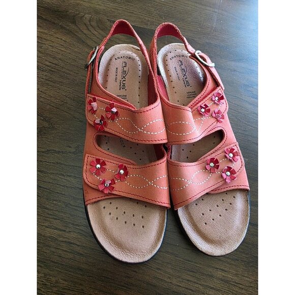 Leather Spring Step Women's Ceri Flat Sandal made in Italy size 7.5 - Picture 13 of 16